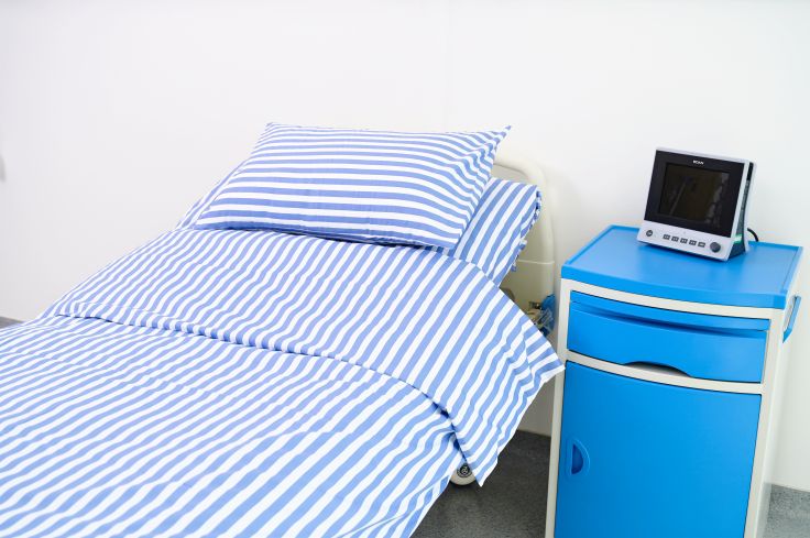 雪青白条床上用品