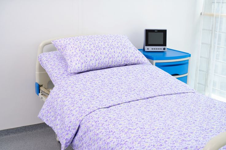 纯棉浅紫花床上用品
