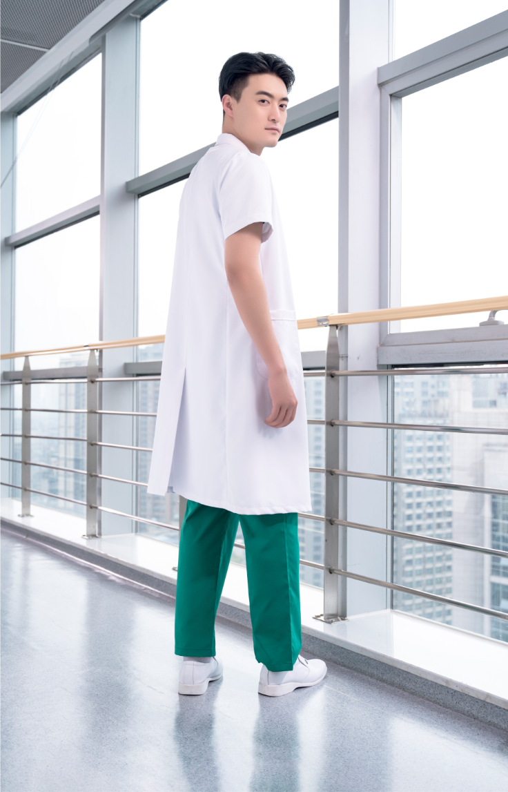 短袖长装医生服