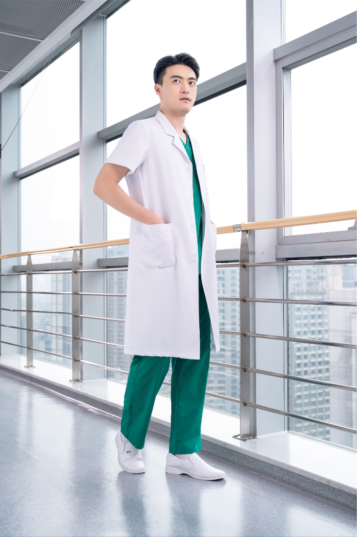 短袖长装医生服