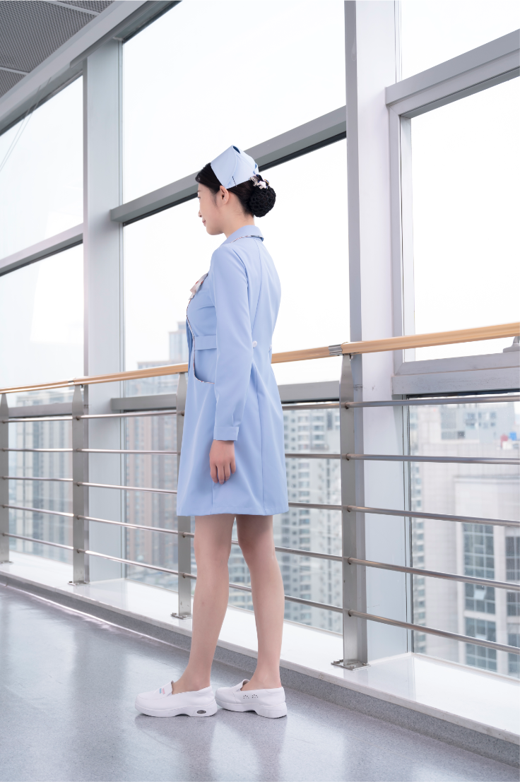 长袖长装护士服