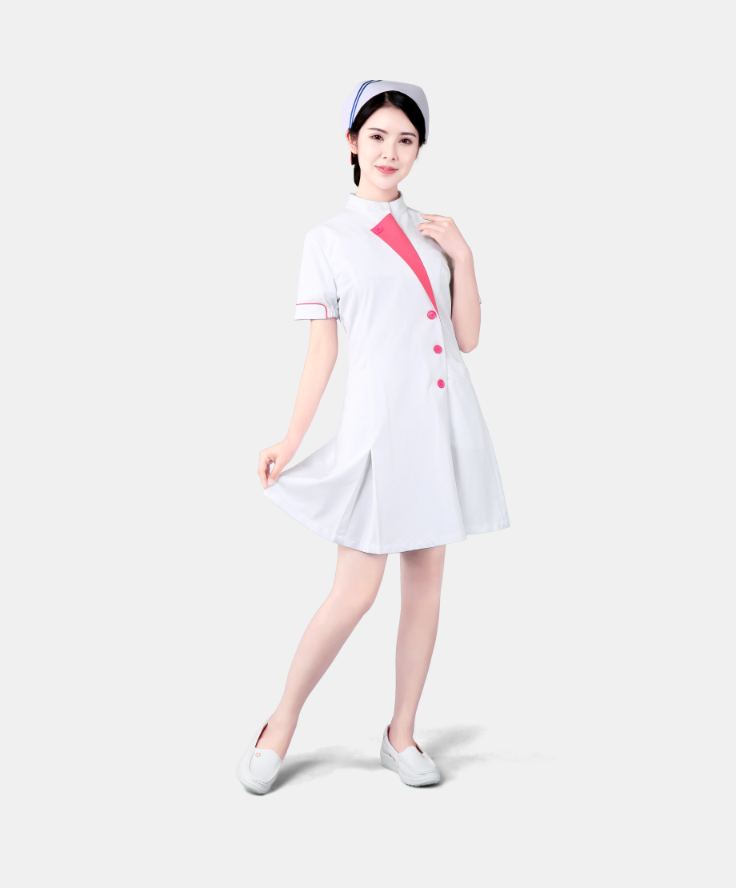  短袖长装护士服