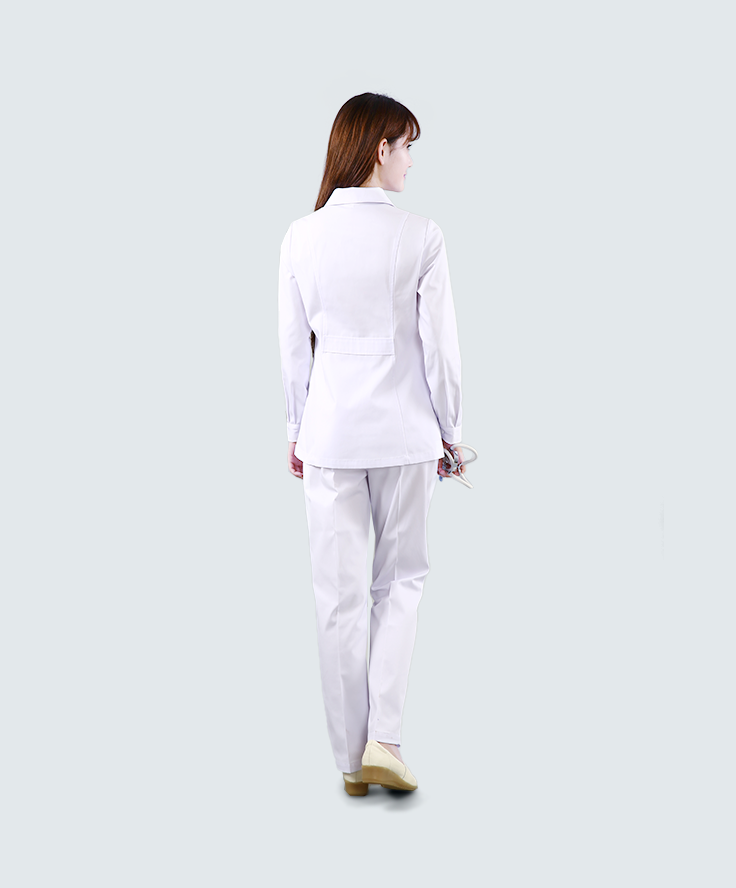 长袖套装医生服
