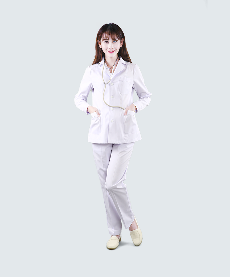 长袖套装医生服