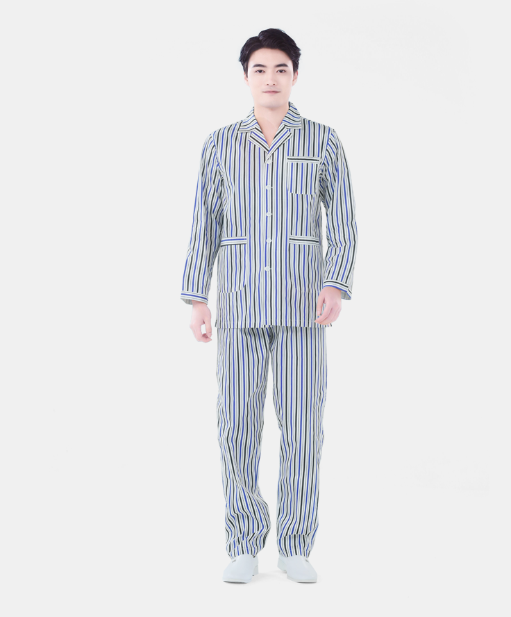长袖套装病员服