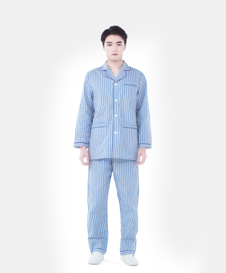 长袖套装病员服
