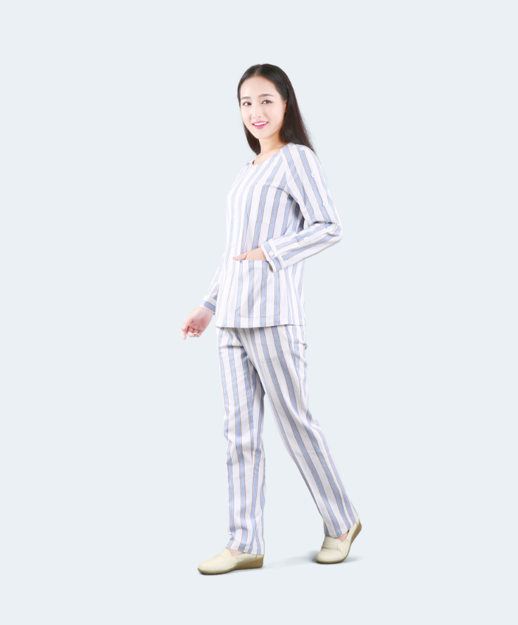 长袖套装病员服