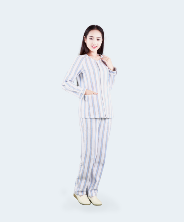 长袖套装病员服