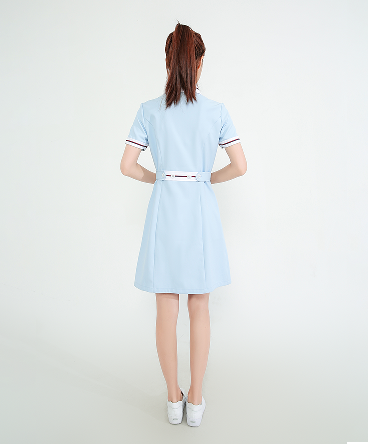 短袖长装护士服