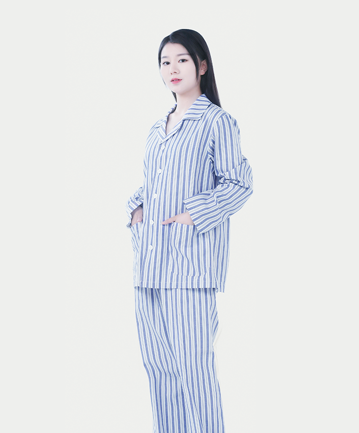 长袖套装病员服