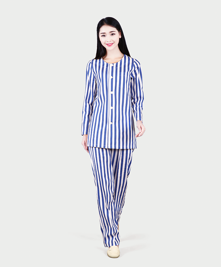 长袖套装病员服