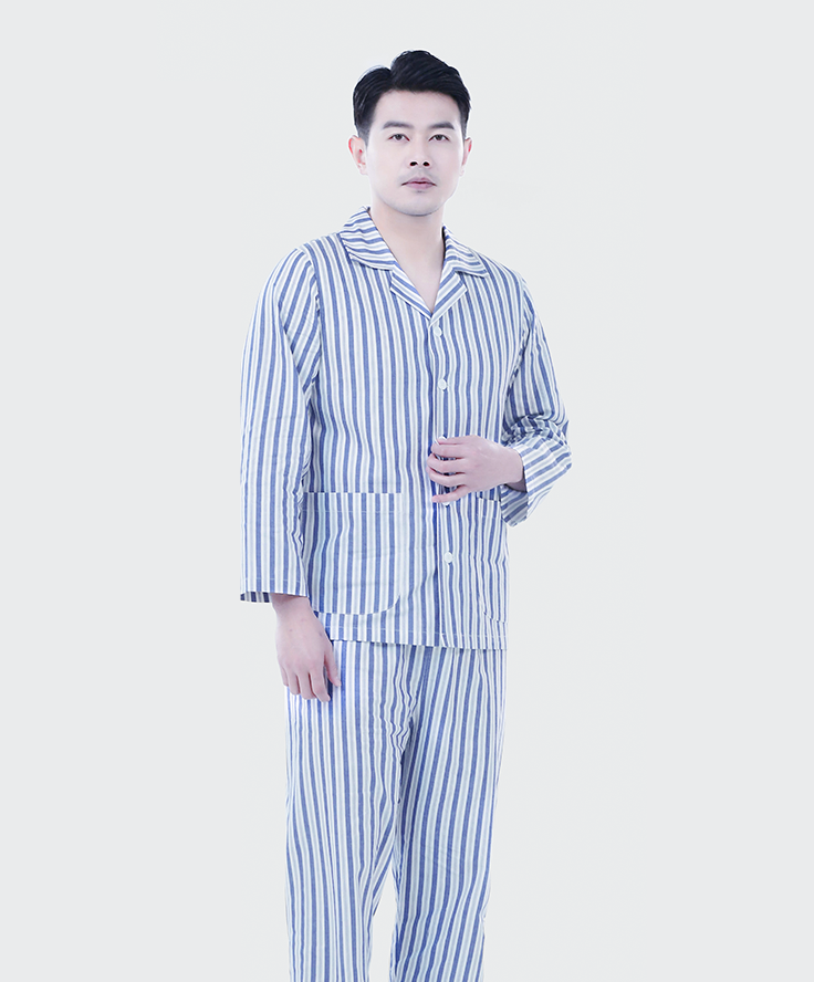 长袖套装病员服