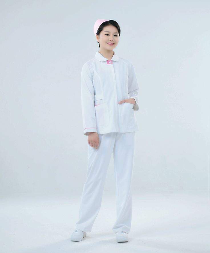 长袖短装护士服