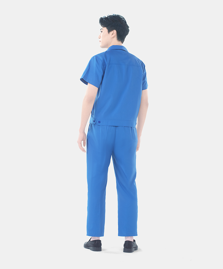 短袖套装工勤服