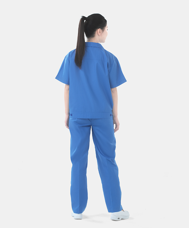 短袖套装工勤服