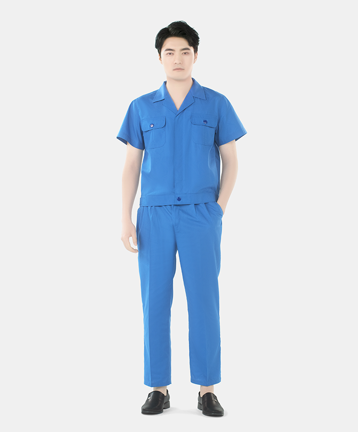 短袖套装工勤服