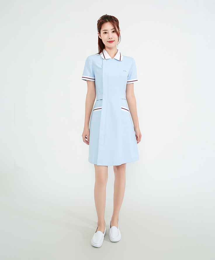 短袖长装护士服