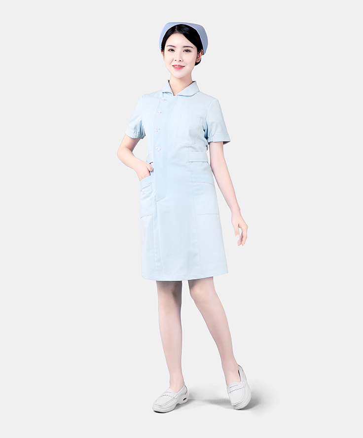短袖长装护士服