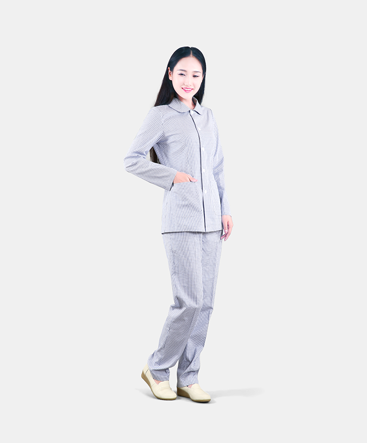 长袖套装病员服