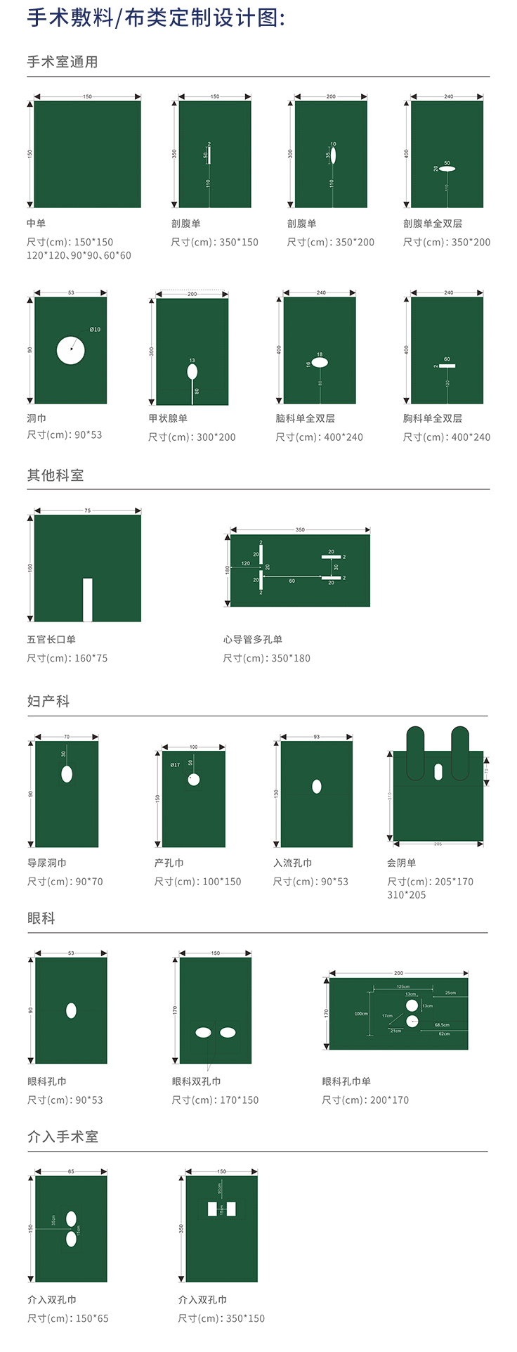 手术敷料系列